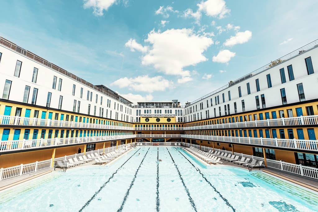 Paris swimming pools photo essay by Ludwig Favre