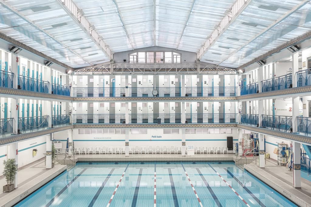 Paris swimming pools photo essay by Ludwig Favre