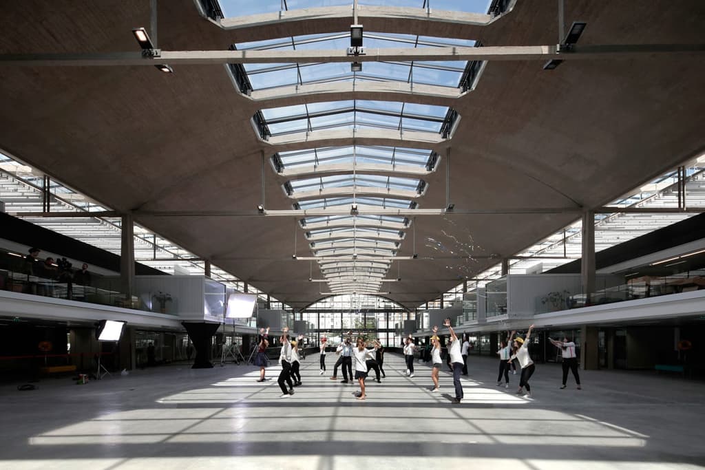 Station F in Halle Freyssinet, Paris