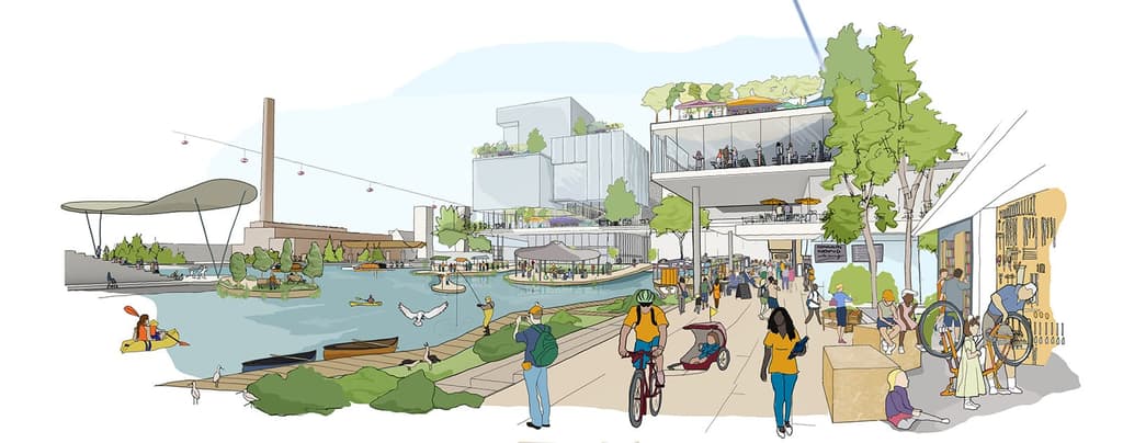 Sidewalk Labs public realm visualisation
