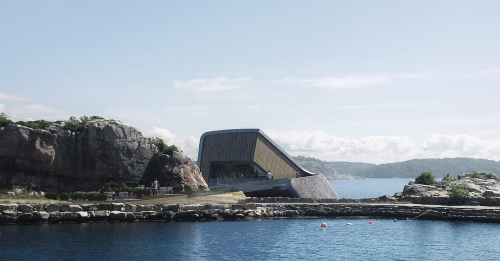 Snøhetta underwater restaurant in Norway