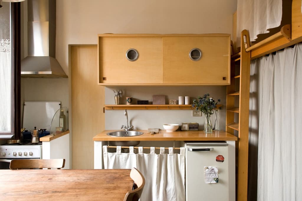 Andrea Wyner's micro home in Milan