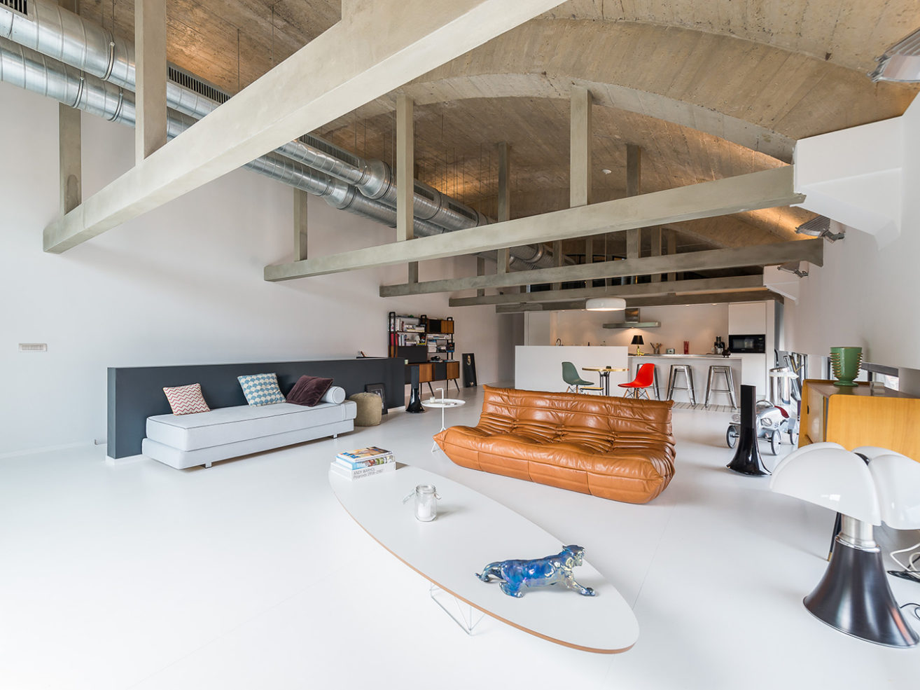 View of Property of the week: the penthouse of an Art Deco factory in Brussels