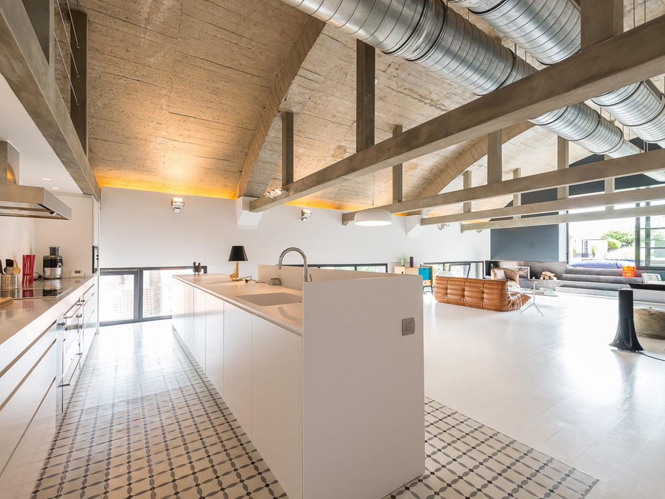Image showcasing Property of the week: the penthouse of an Art Deco factory in Brussels