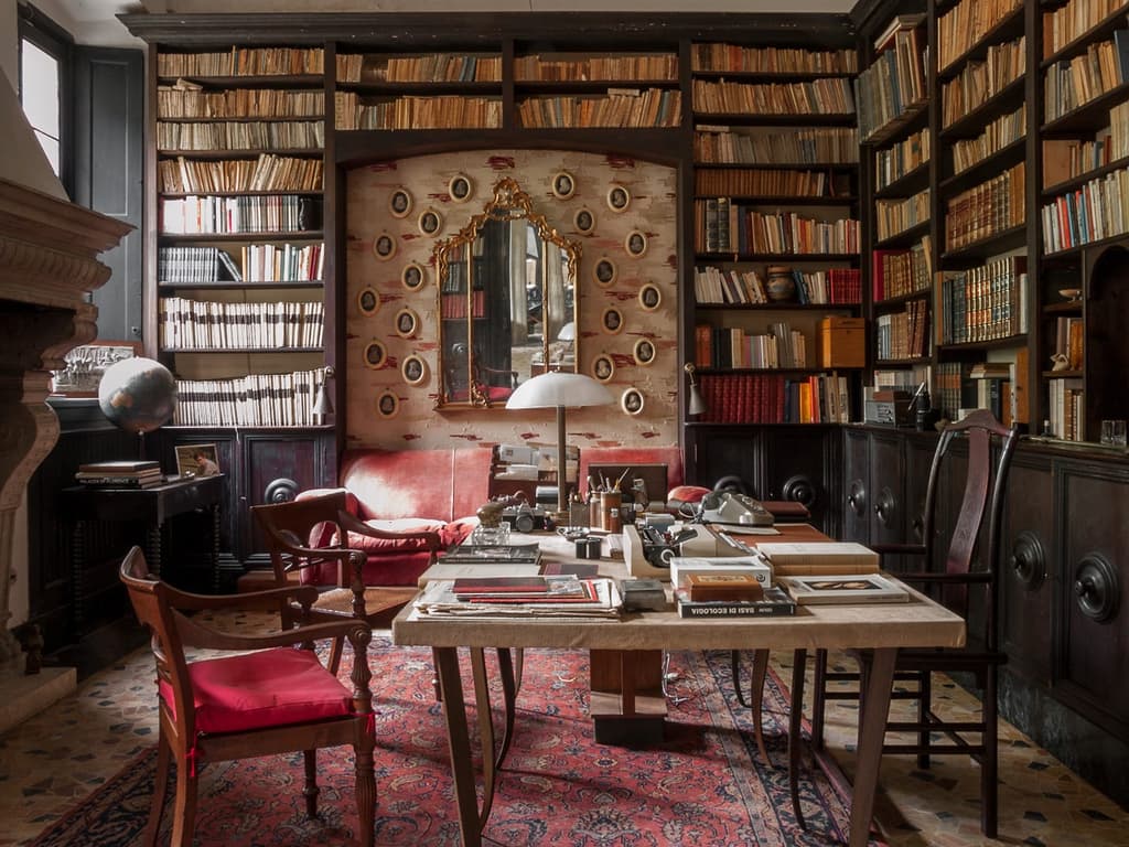 Mr Perlman's study. Photography: Giulio Ghirardi