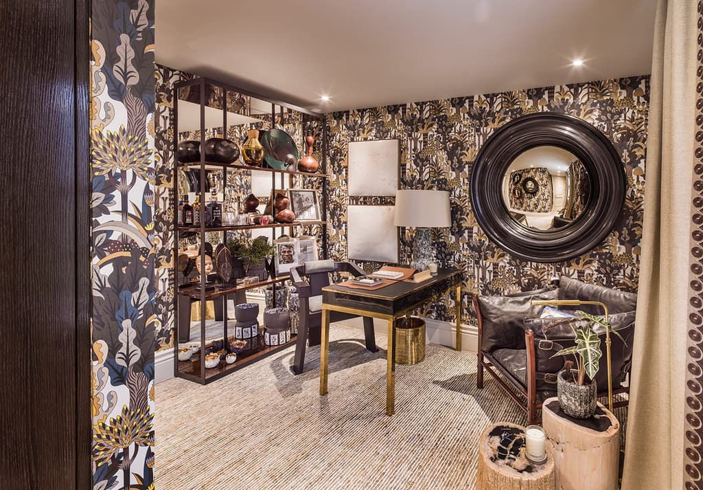 Out of Africa room by Patrik Lonn at the Holiday House London
