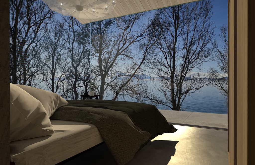 Lyngen cabin by Snorre Stinessen