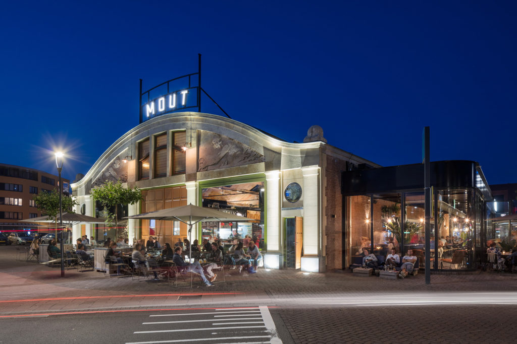Former Garage Is Reborn As Mout Foodhall In Holland s Hilversum
