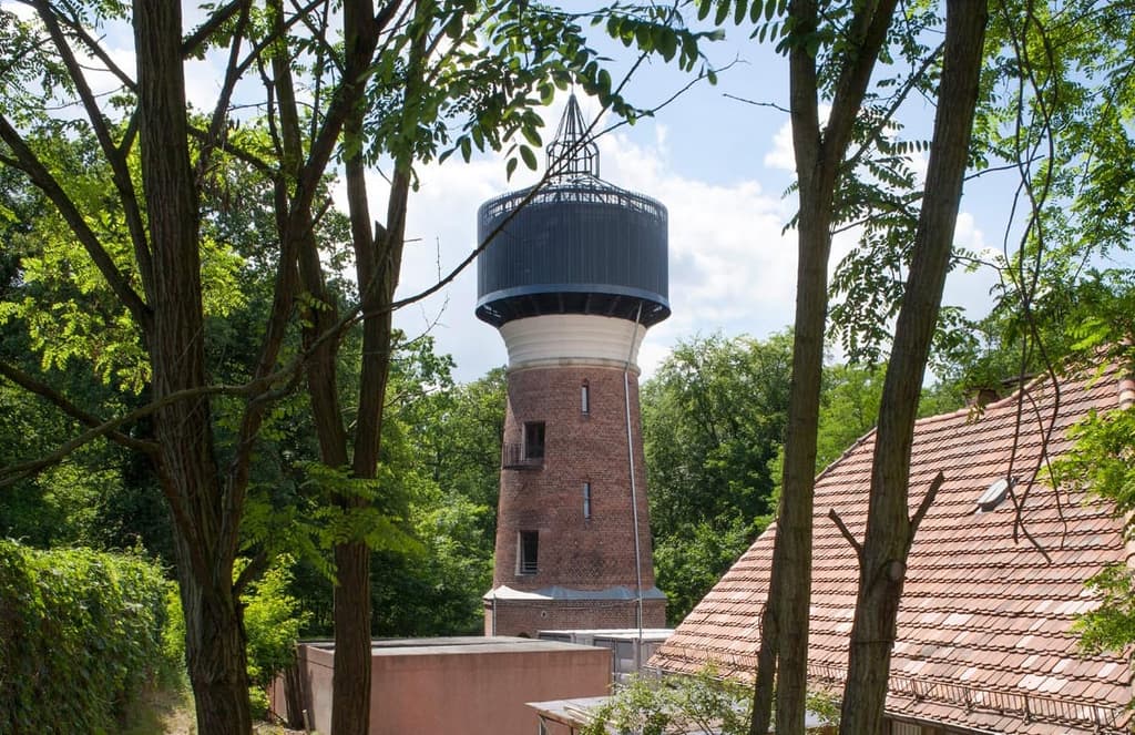 Postdam watertower is now a minimalist holiday retreat