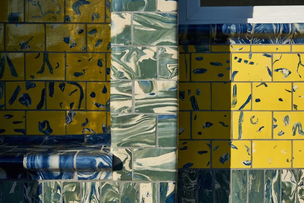 Assemble and Matthew Raw's Clay Station installation at Seven Sisters underground station