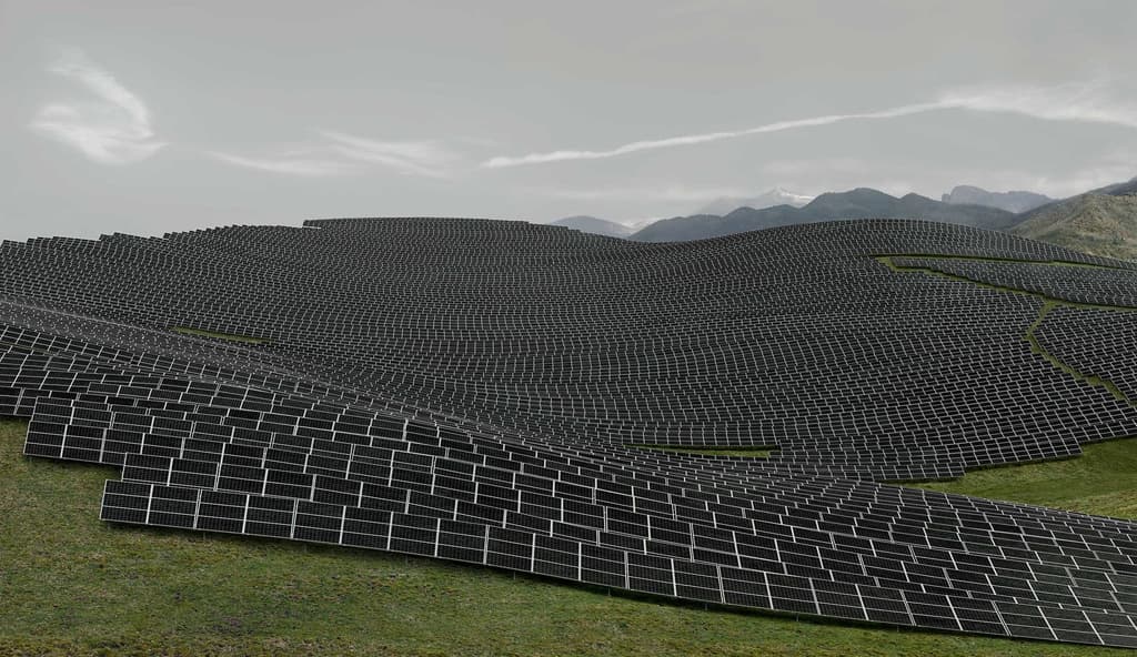 Andreas Gursky, 'Les Mées'