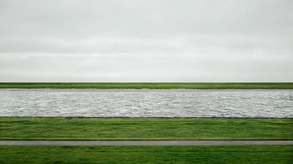 Andreas Gursky, 'Rhine II'