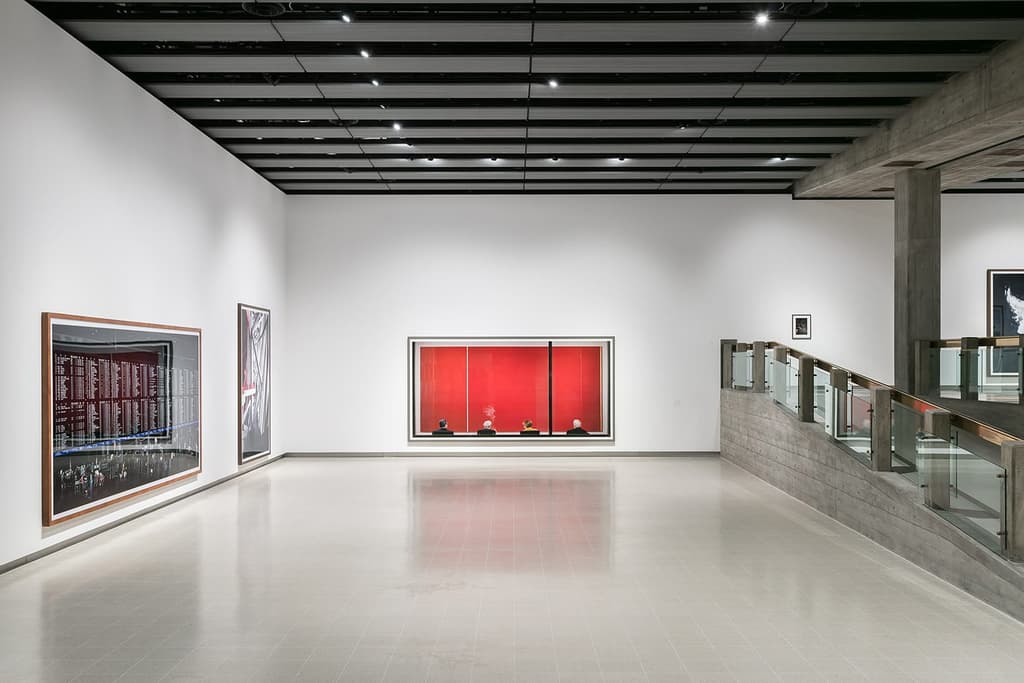 Installation view of the Andreas Gursky exhibition at Hayward Gallery