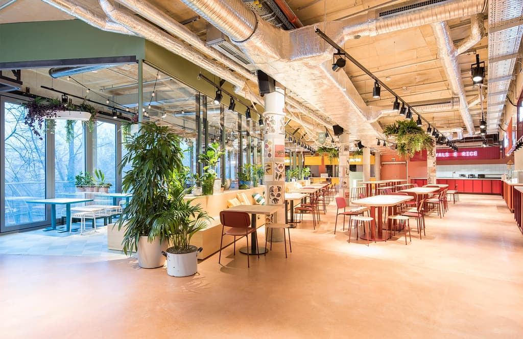 Berlin’s Kantini food court is a kitsch culinary playground
