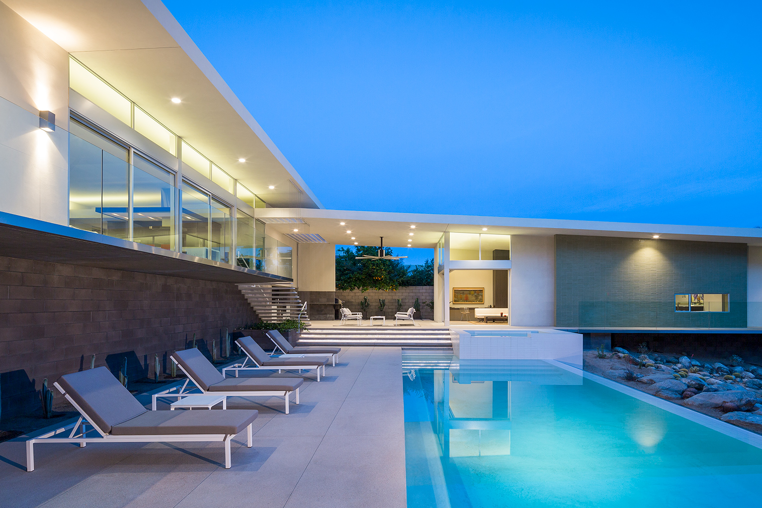 Las Palmas Heights House. Photography: Lance Gerber Studio