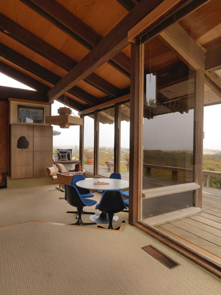 Midcentury modern beach house in California lists for the first time