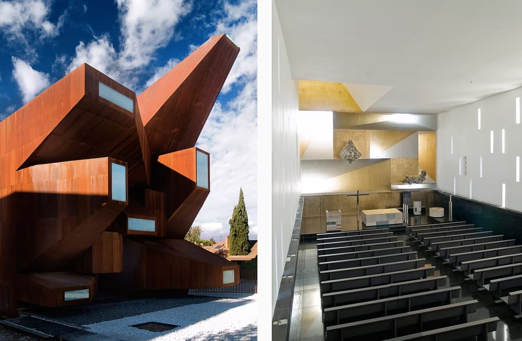 Church of Santa Monica, by Vicens + Ramos, Madrid, Spain 
