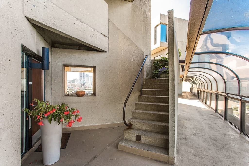 Habitat 67 penthouse apartment for sale via Sotheby's