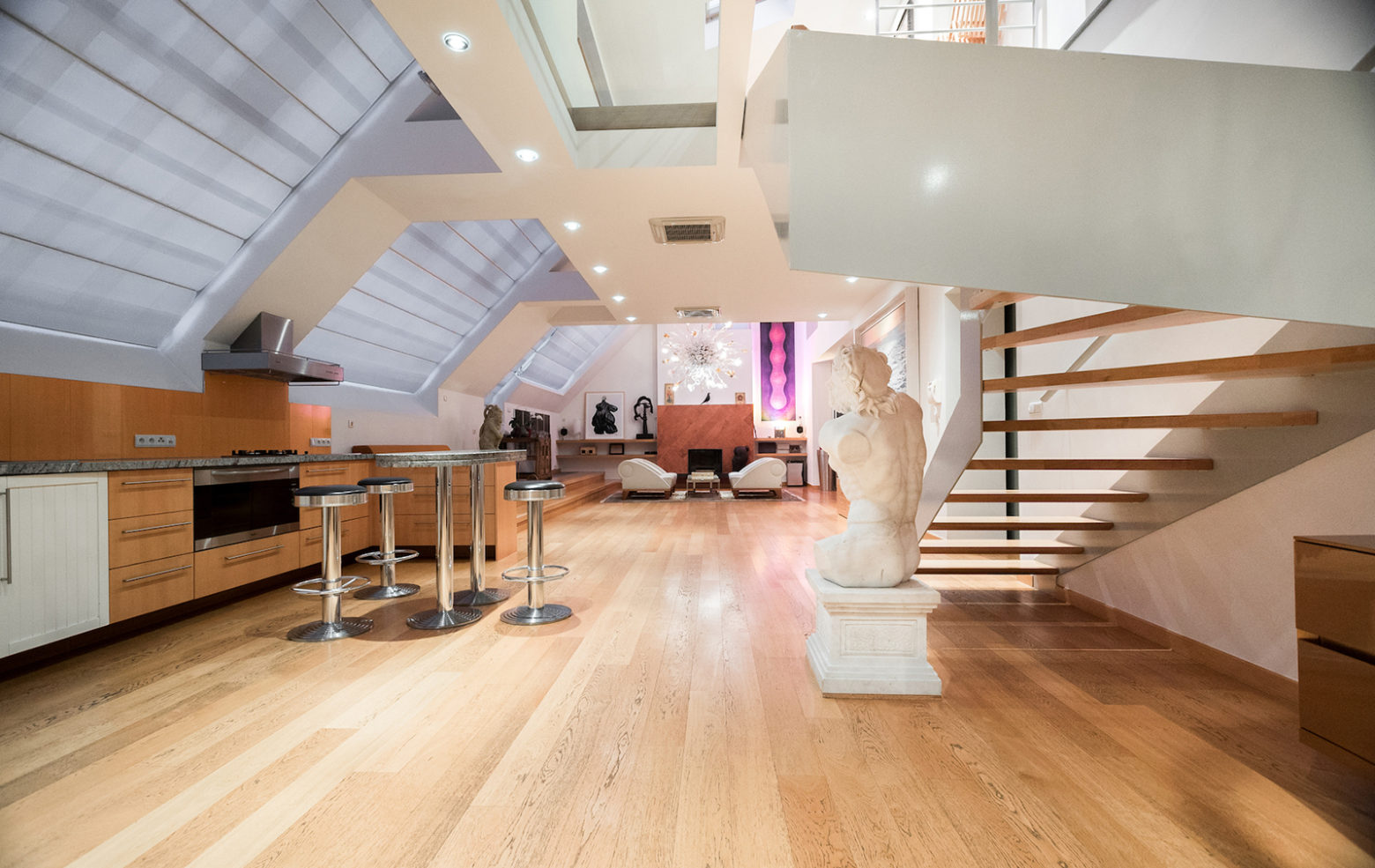 View of Property of the week: a gallerist’s penthouse loft in Prague