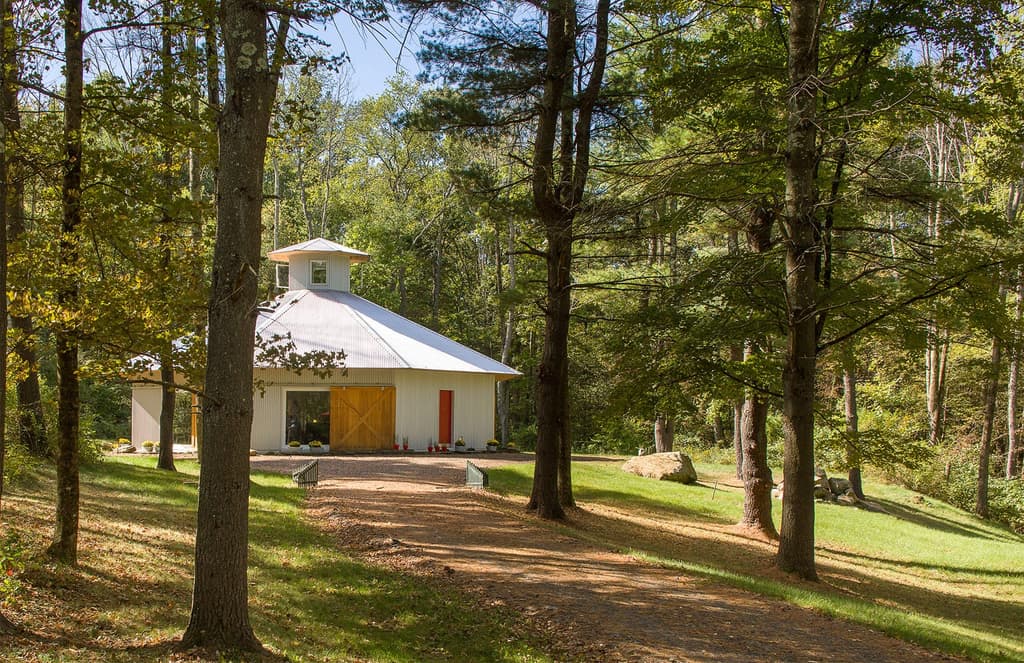 Octagonal barn home hits the market in New York State for $1.275m