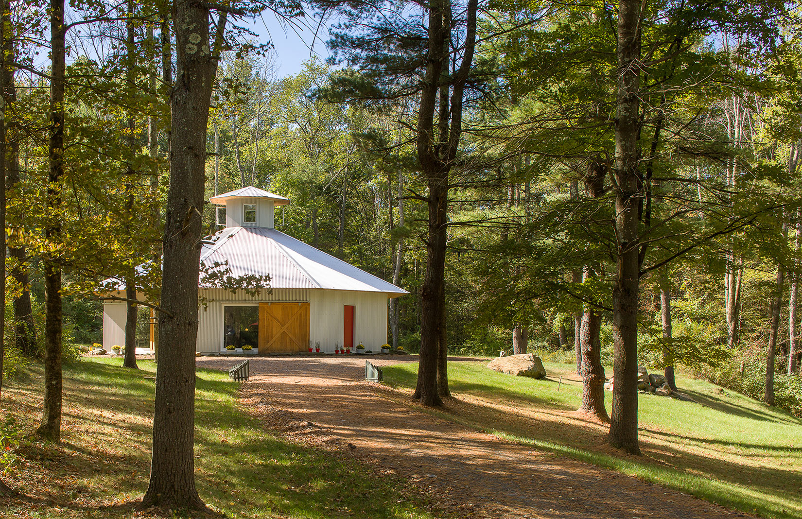 Octagonal barn home hits the market in New York State for $1.275m