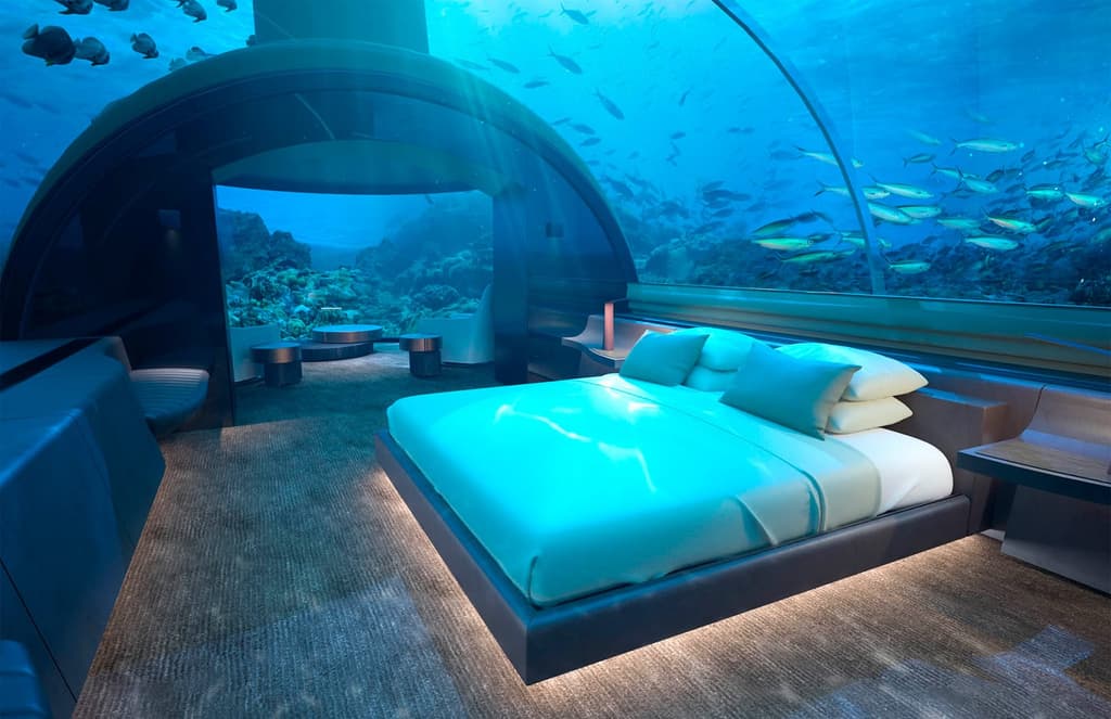 Stay in a tropical underwater villa for $50,000 per night