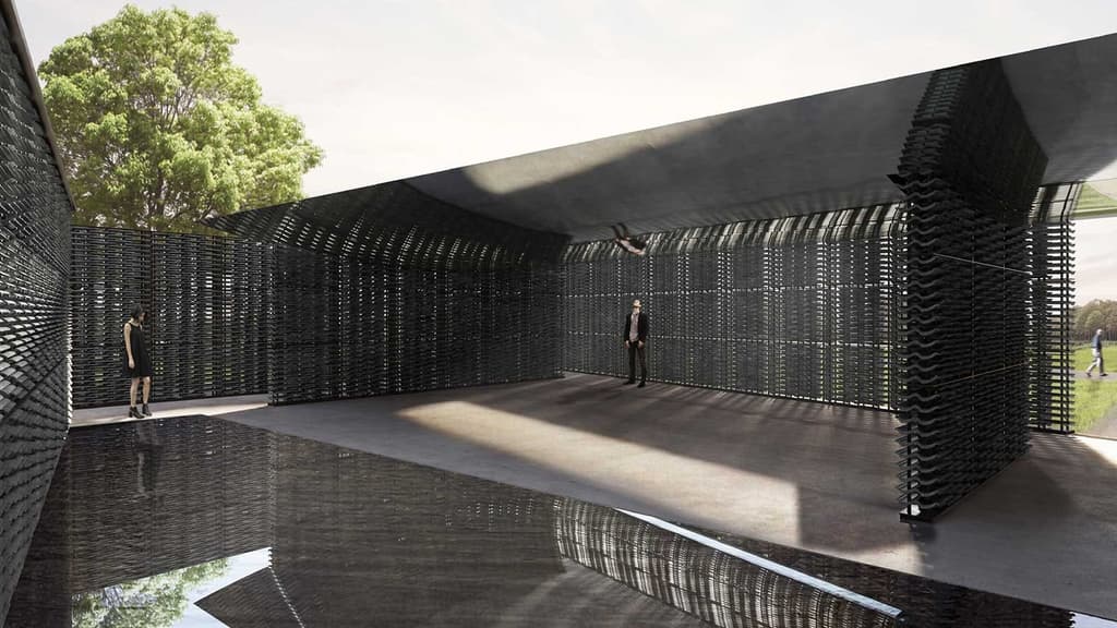 Serpentine Pavilion designed by Frida Escobedo