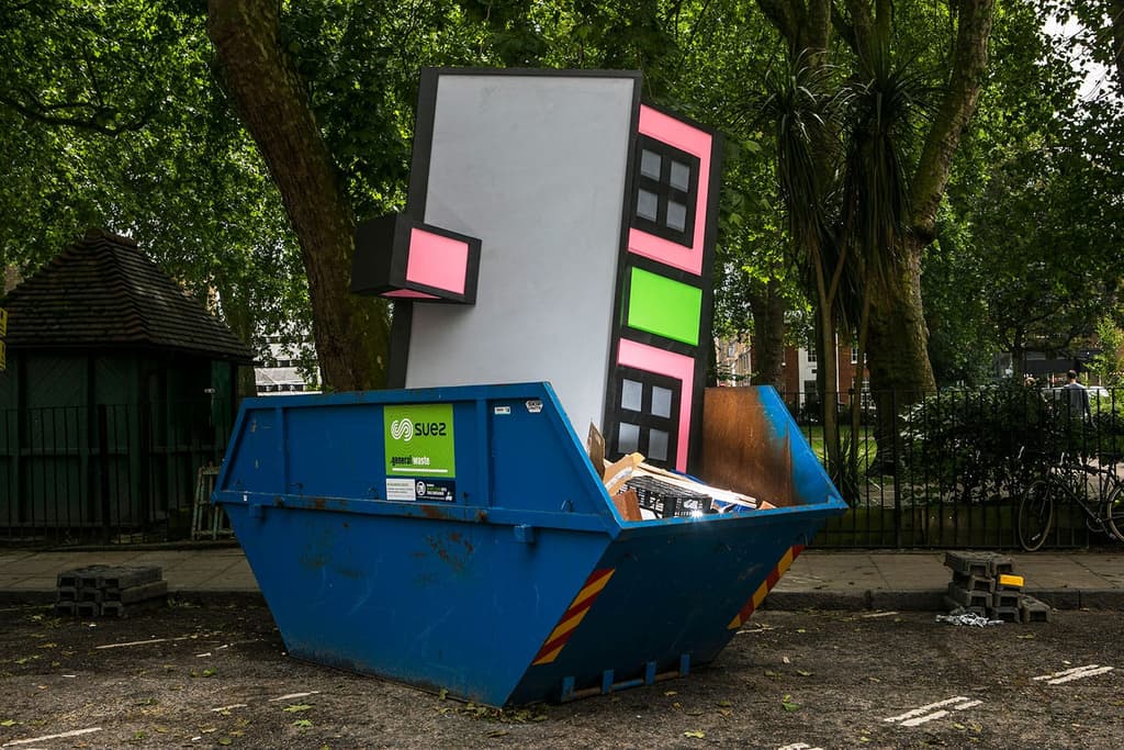 London Festival of Architecture installation by Richard Woods and Skip gallery