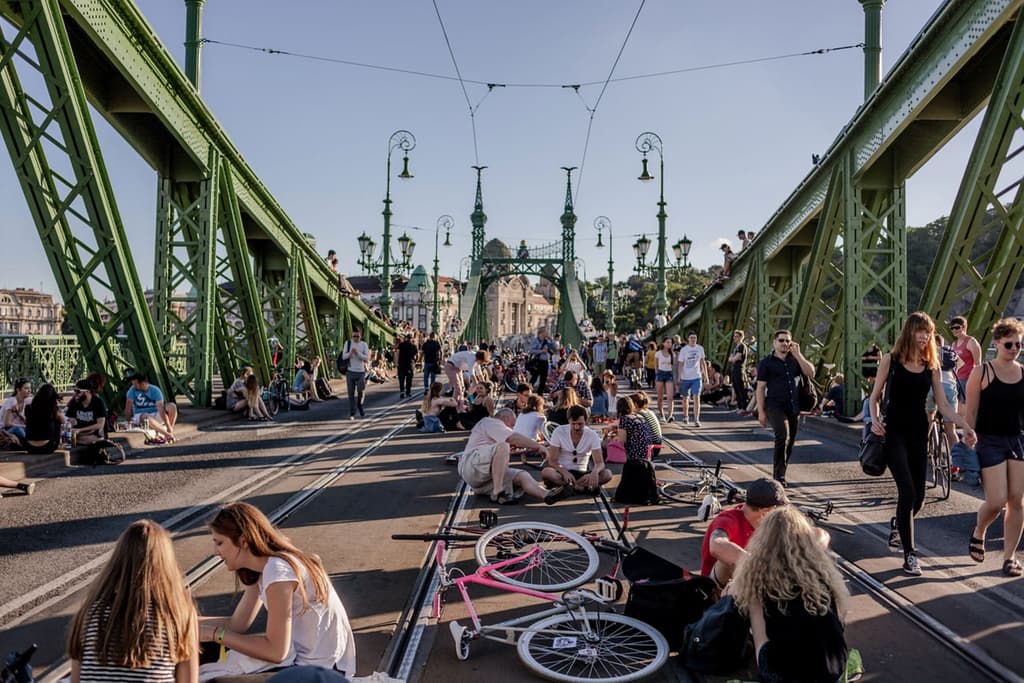 Liberty Bridge in Budapest