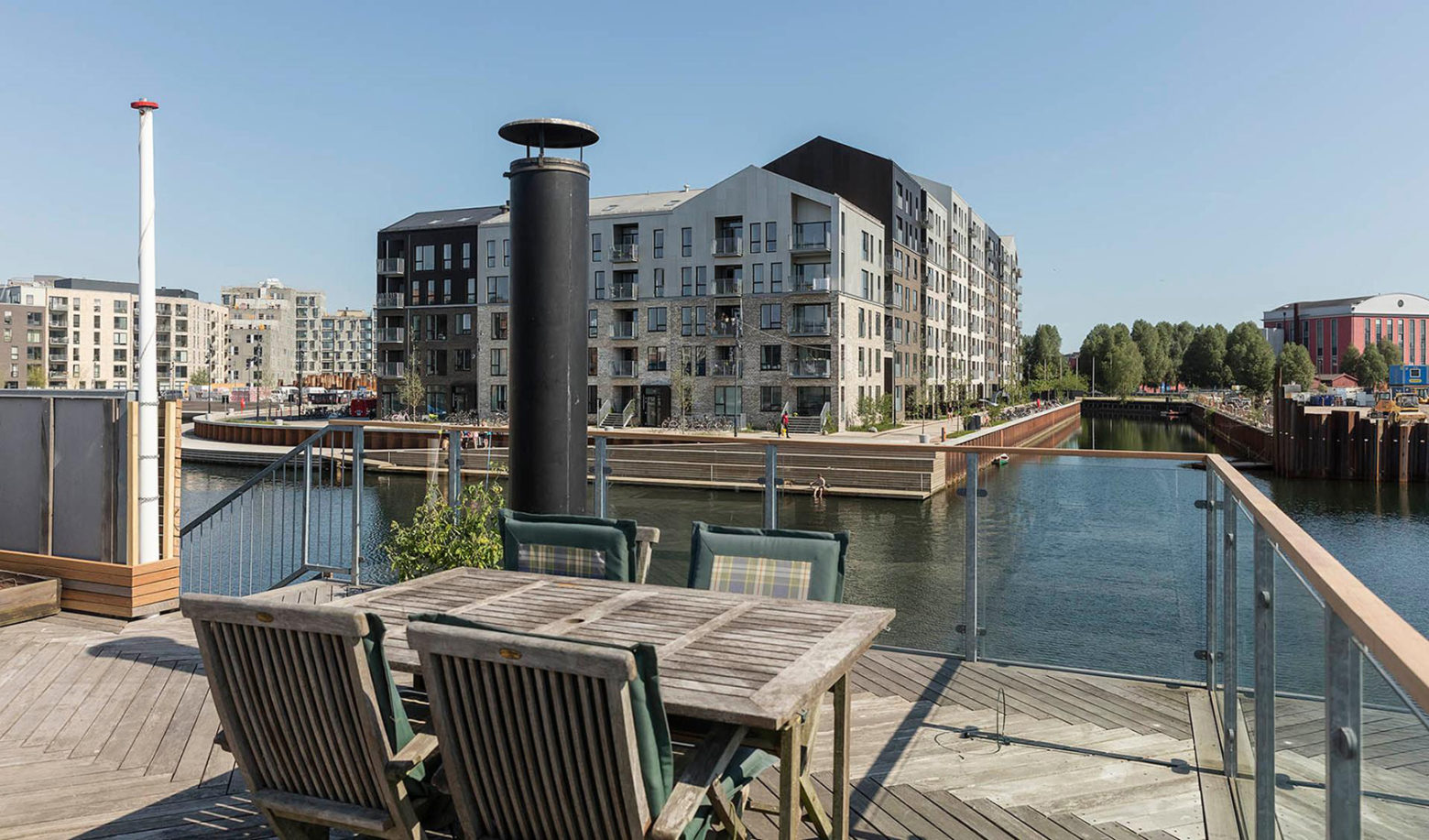 Cubic Danish houseboat hits the market for 5.9m DKK