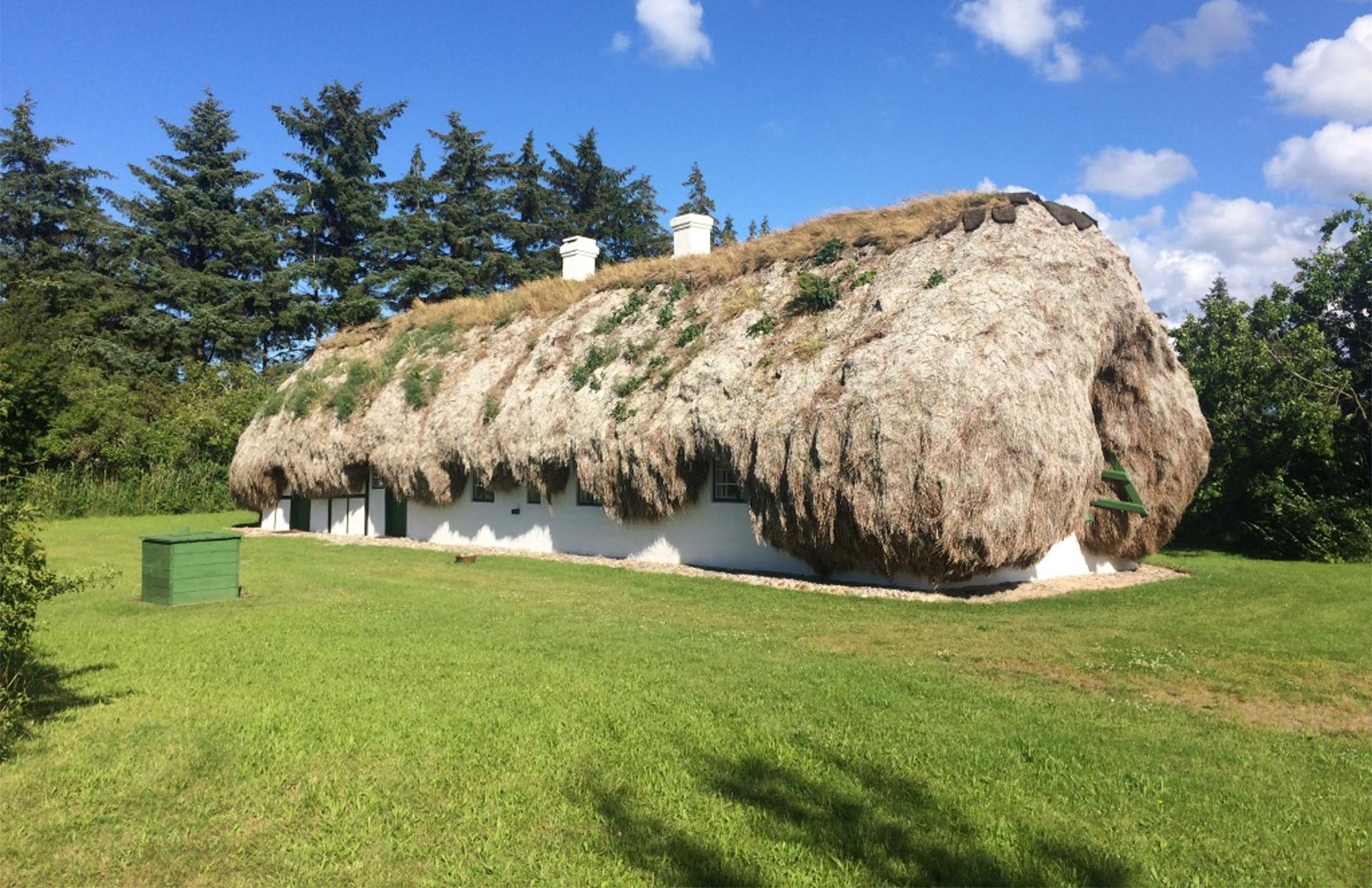 Traditional seaweed house on Danish island lists for 2.6m DKK