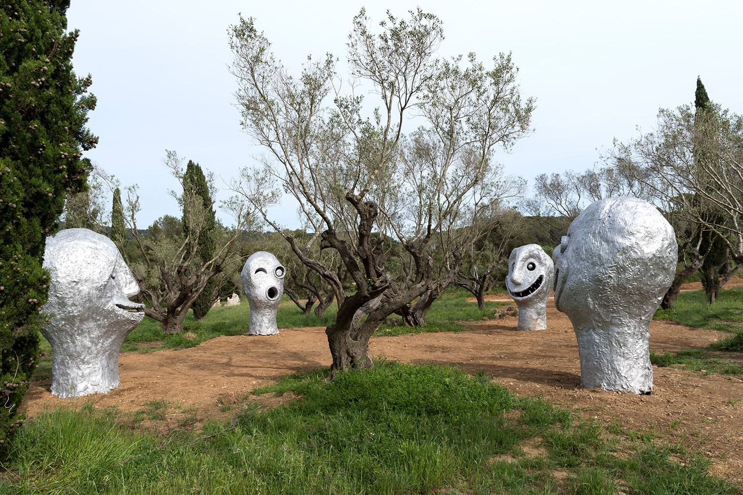 Ugo Rondinone, 'Four Seasons', 2018, Fondation Carmignac © Photography: Marc Domage