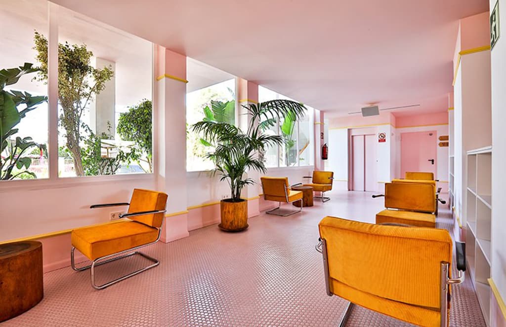 Miami meets Memphis at Paradiso Ibiza Art Hotel