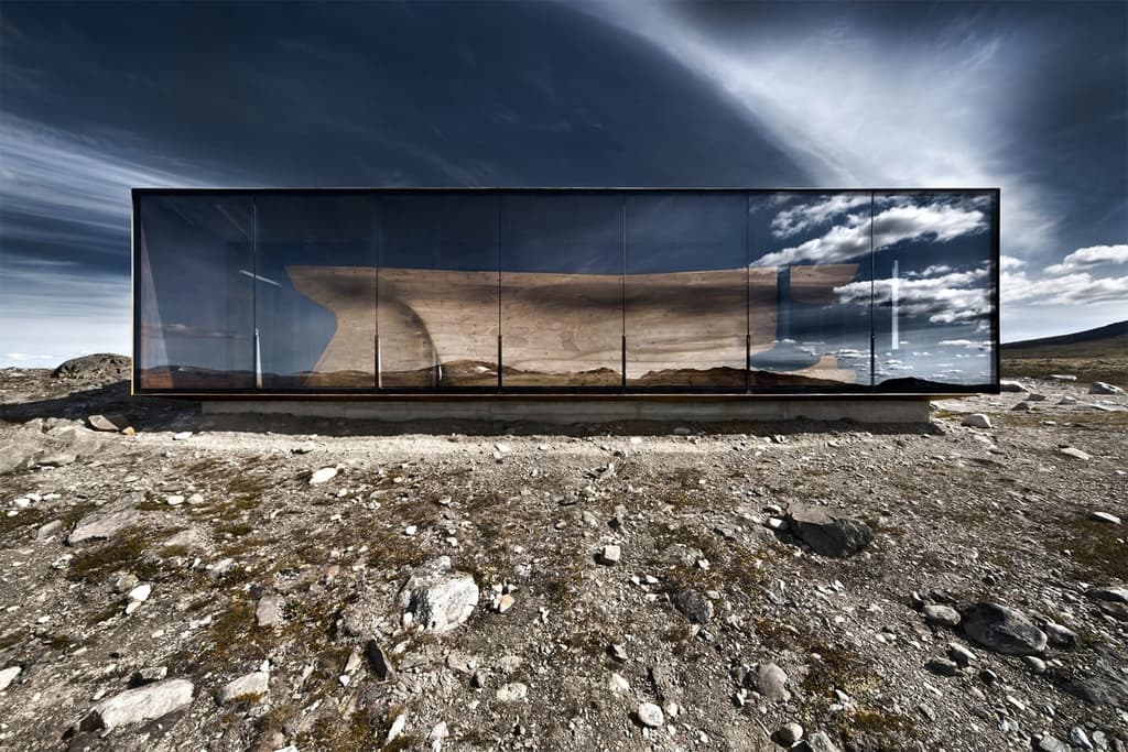 Norwegian Wild Reindeer Centre Pavilion by Snøhetta. Photography: Ketil Jacobsen