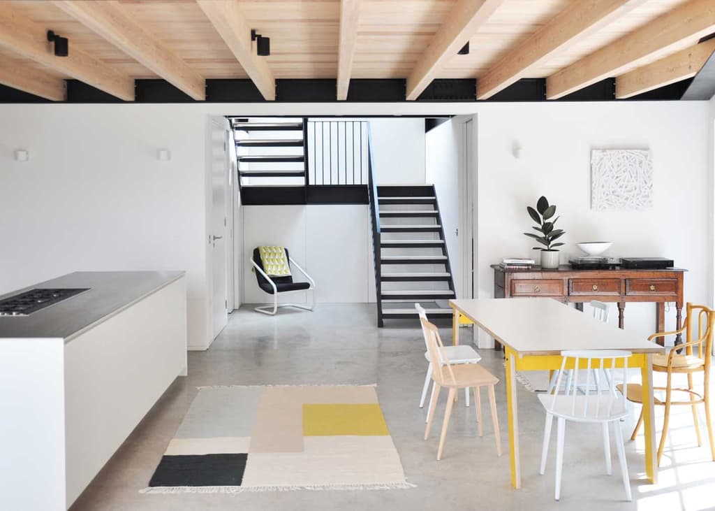 A former gin distillery, now a two-bedroom home