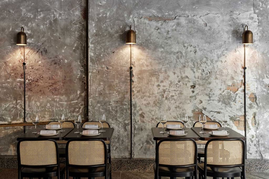 Pentolina restaurant in Melbourne designed by Biasol
