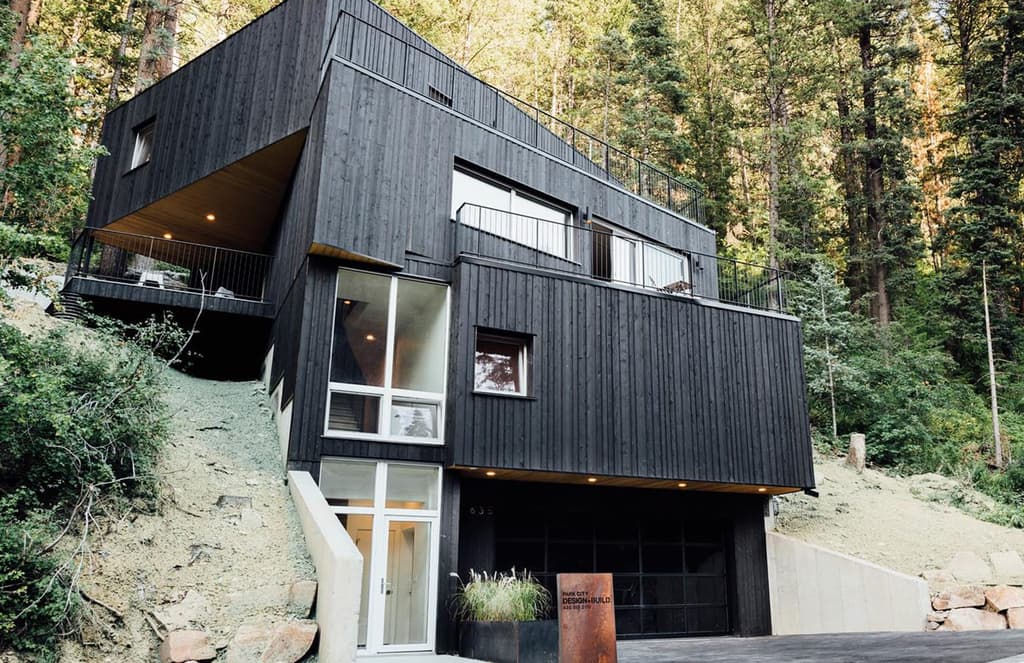 Blackened Treehaus home hits the market in Utah for $1.1m