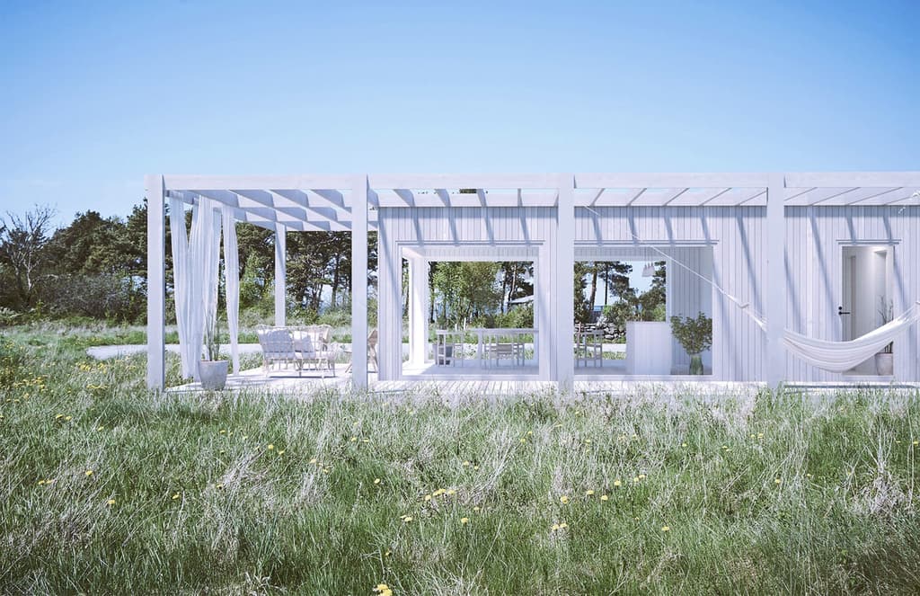 Dreamy Swedish summer cabins by Sommarnögen are all about the views