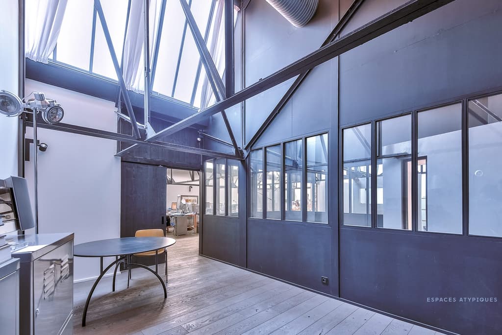 Live/work loft in a converted metalworks near Paris lists for €2.2m