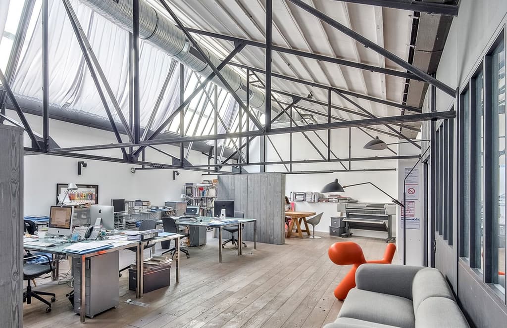 Live/work loft in a converted metalworks near Paris lists for €2.2m