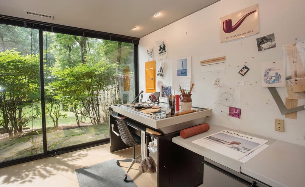 Graphic designer Paul Rand’s Connecticut home is for sale