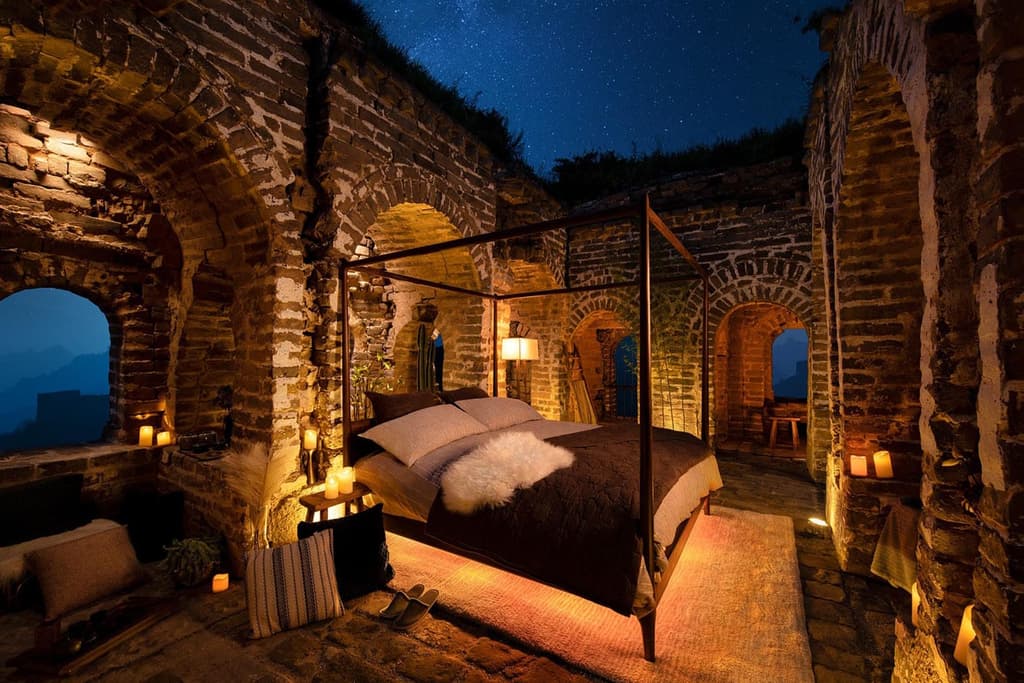 Sleep on the Great Wall of China via Airbnb