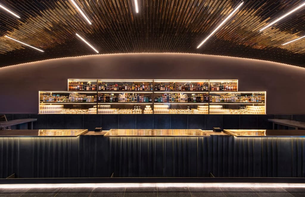 Studio Esrawe designs a glistening bar in Mexico City’s National Stadium