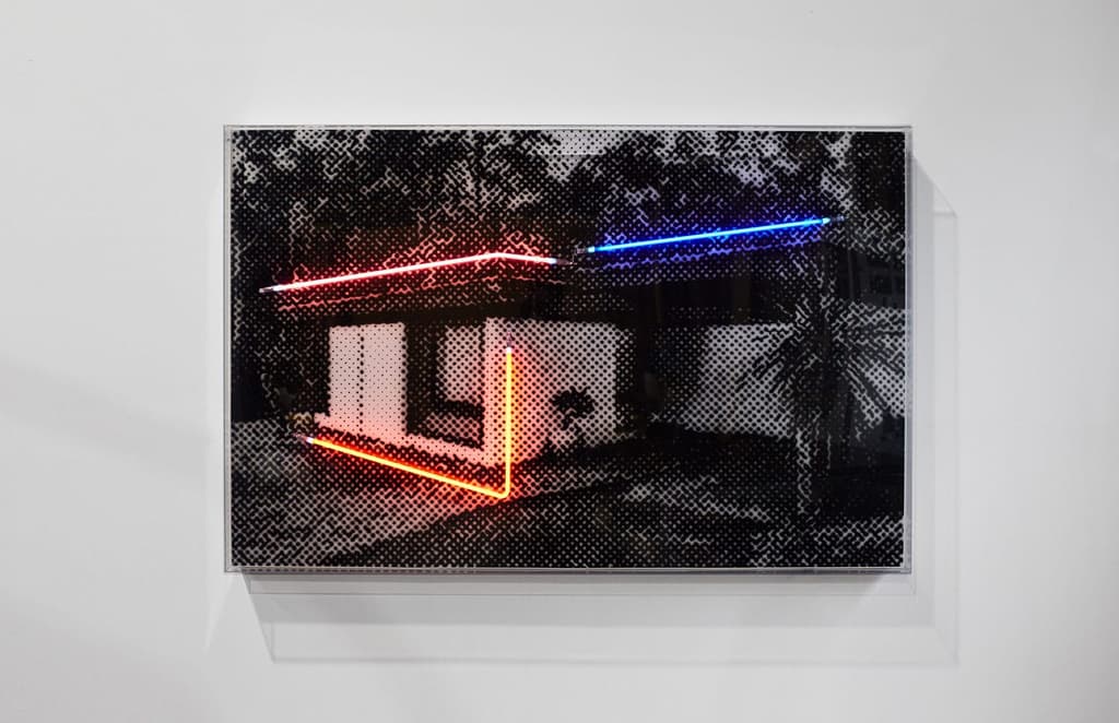 Tom Adair’s neon artworks cast midcentury modernism in a new light