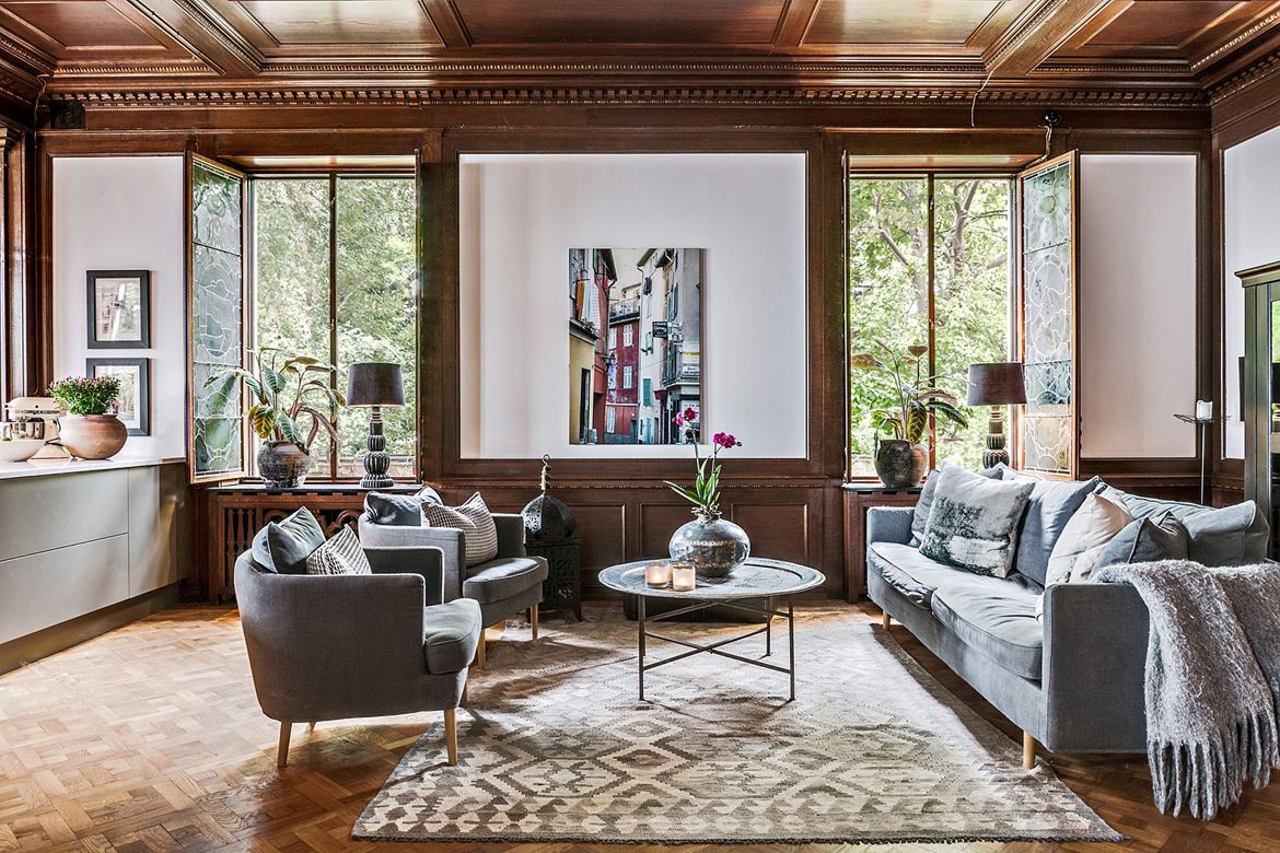 View of Property of the week: a historic Swedish apartment overlooking the sea
