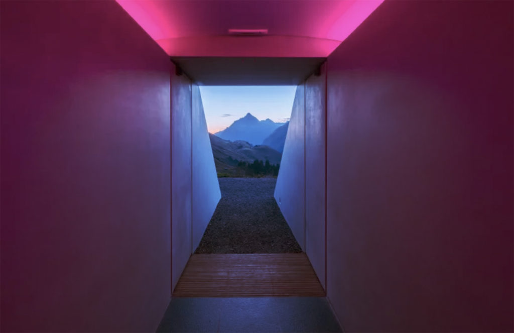Artist James Turrell builds a Skyspace in the Austrian mountains