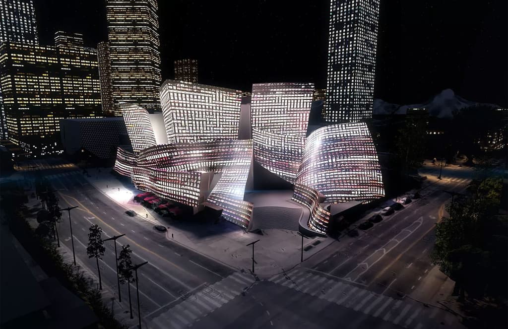 LA’s Walt Disney Concert Hall is set to become a psychedelic canvas