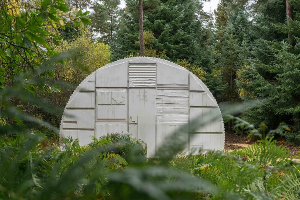 Rachel Whiteread builds a concrete military hut in a Yorkshire forest