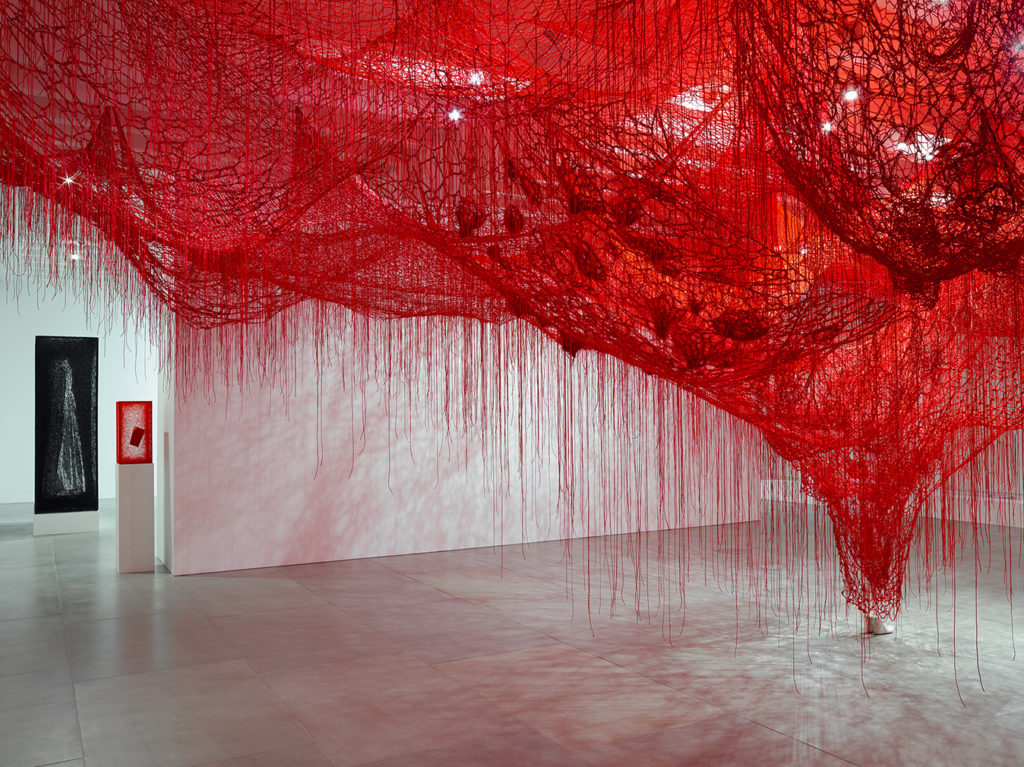 Artist Chiharu Shiota spins an ethereal web inside London’s Blain ...