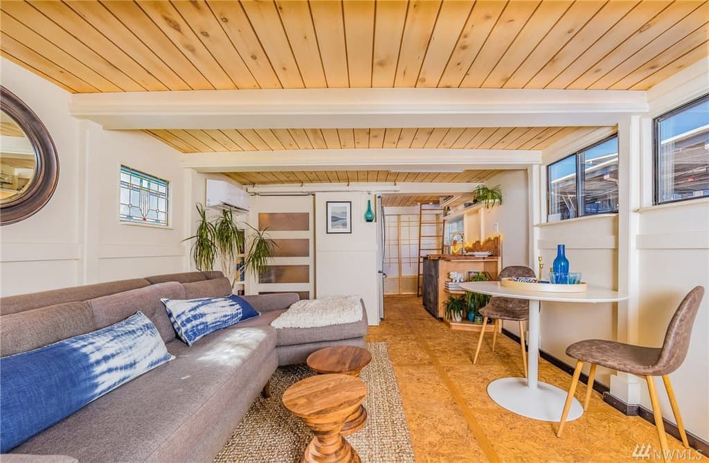 This 510 sq ft houseboat is full of surprises